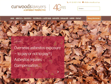Tablet Screenshot of curwoods.com.au